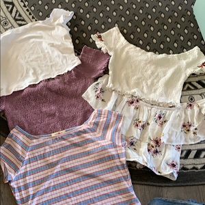Bundle of off the shoulder tops